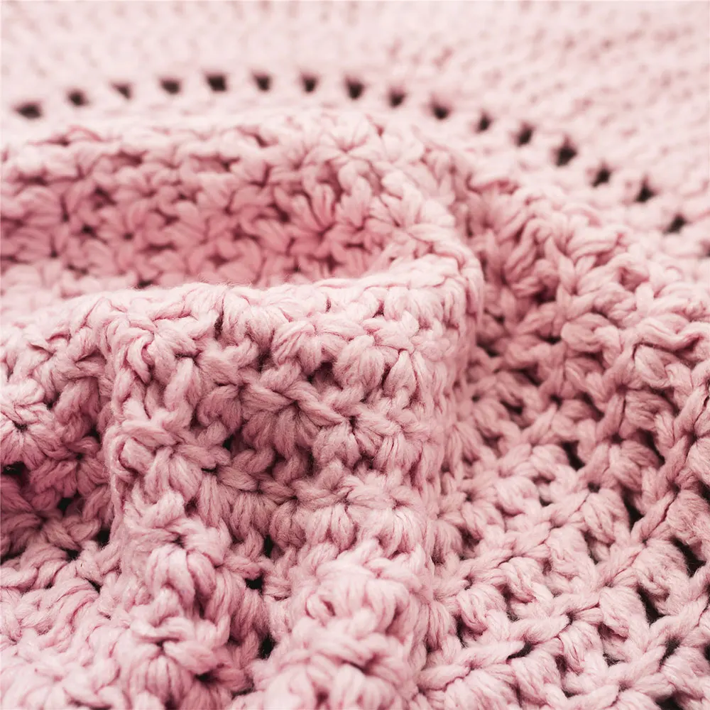 

Pom Play mat Handmade Rugs Baby Crochet Blanket Kids' Room Decorate Carpets gaming Crawling mats for children Gifts