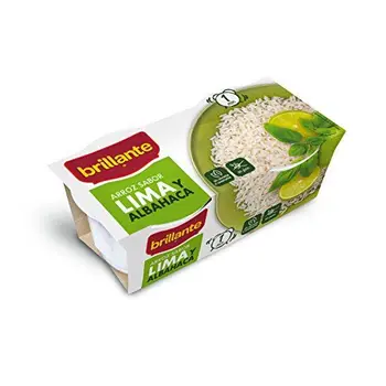 

Brillante Vasito Arroz Lima y Albahaca - Paquete de 2 x 125 gr - Total: 250 gr