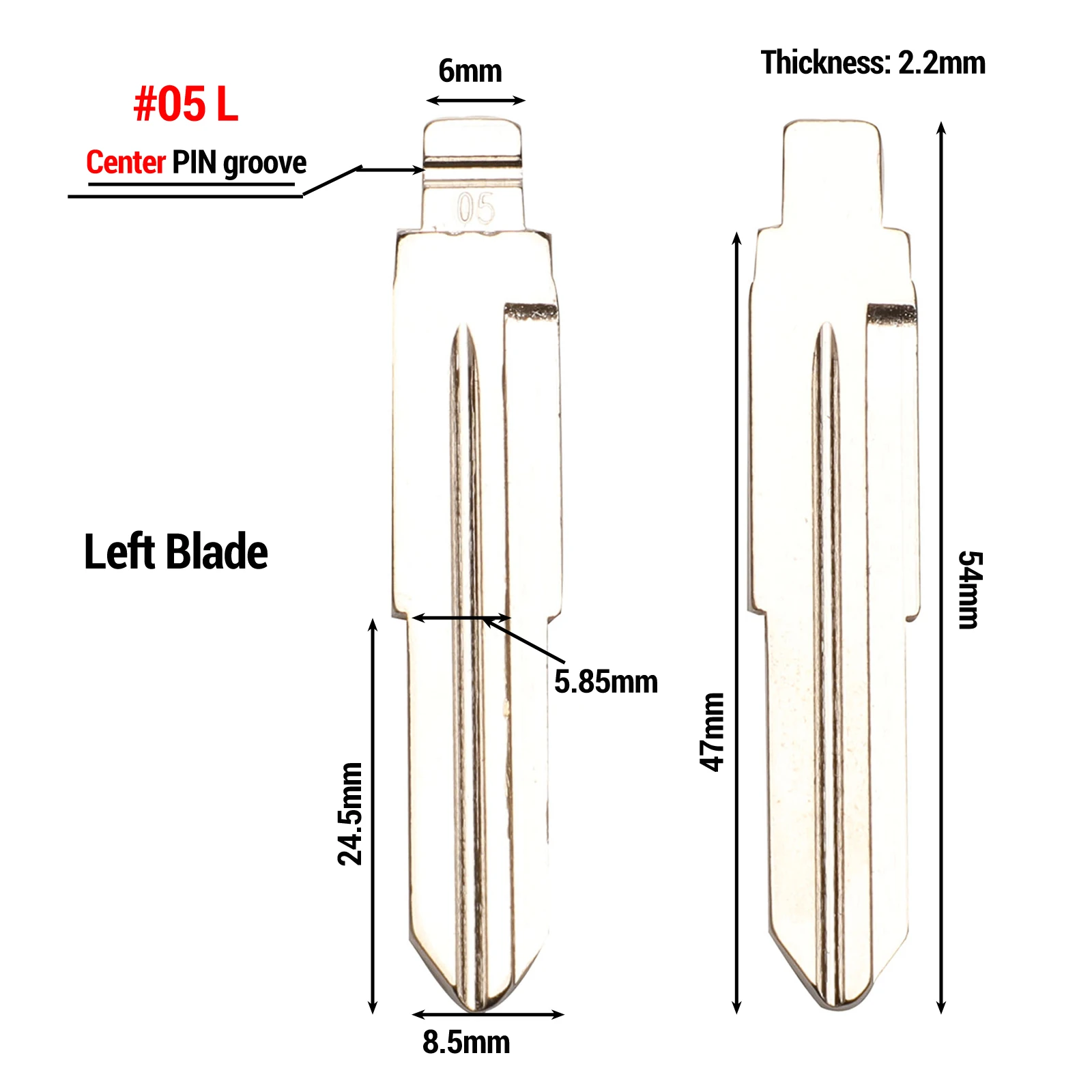 jingyuqin Folding Flip Remote Key Blade For Great Wall Haval Hover H1 H2 H3 H5 H8 #03 #05 #15 #25 #69 #104 KD Uncut Key Blank