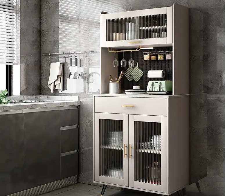 Rock plate side cabinet light luxury living room tea cabinet household wall storage modern simple storage