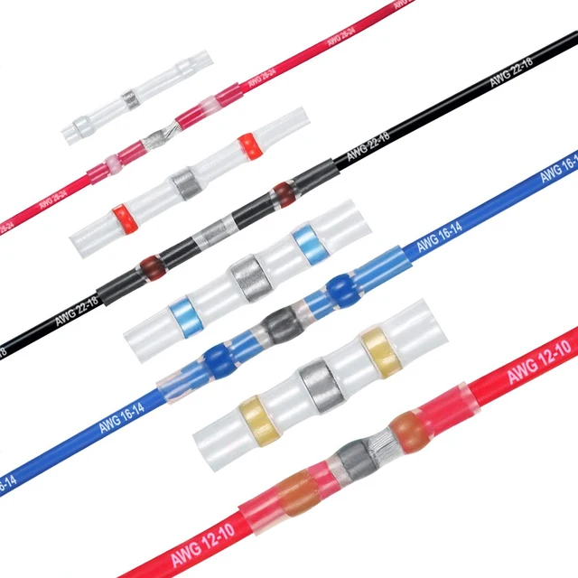 Kit Connettori 250 Pezzi Connettori A Saldare Termorestringenti - Impermeabili, Per Cavi Elettrici, Auto, Barca, Fai Da Te Connettori Cavi Elettrici - Foto 8