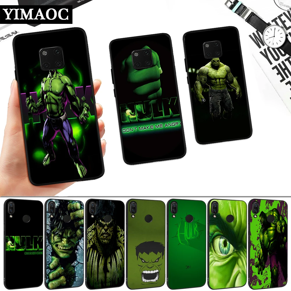 hulk Silicone Soft Case for Huawei Mate 10 20 30 Lite Pro 2 2i 3 3i 4 5i Y5 Y6 Y7 Y9 |