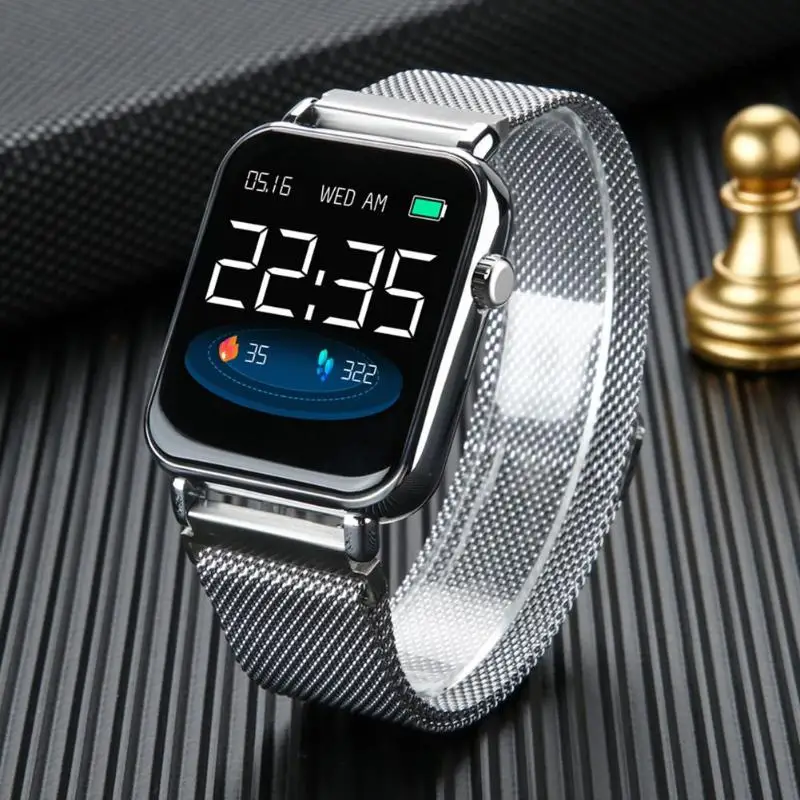Y6pro Smart Watch Heart Rate Blood Pressure Monitor Call Reminder IP67 Bracelet Exercise Mileage Calorie Consumption