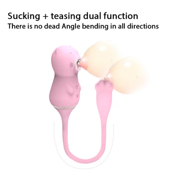 2 In 1 Sucker Vibrator Vibrating Egg Sex Toys for Women G-spot Clitoral Stimulator Nipple Sucking Vibrators Female Masturbator 6