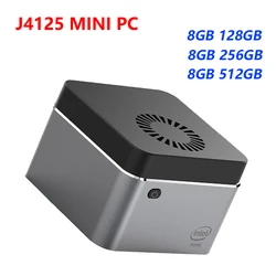 M1T Windows 10 Pro Mini PC Portable Pc Gamer Linux Intel Celeron J4125 Quad Core DDR4 8GB 128GB 256GB SSD Computador For CHUWI