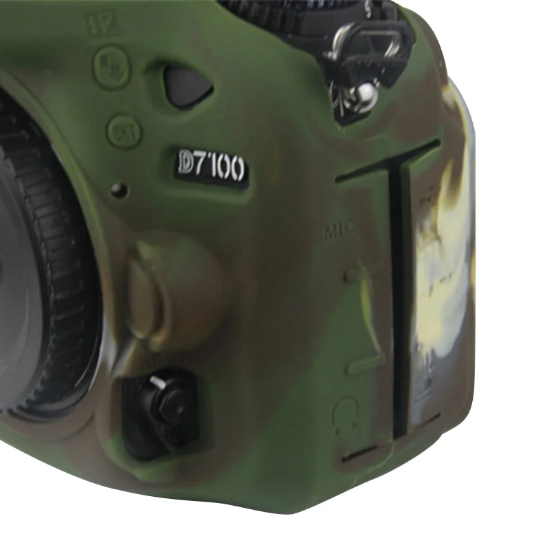 Мягкий силиконовый чехол для камеры, мягкая защитная сумка для Nikon D7100 D7200