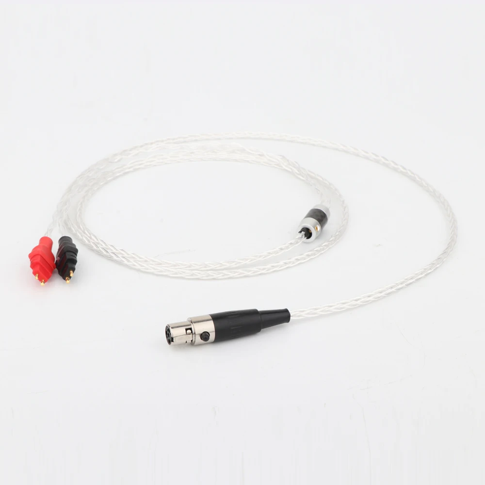 Hi end 8Cores OCC Wire HIFI Upgraded Cable For hd600 hd650 hd660s hd580 HEADPHONE with 4pins mini xlr plug