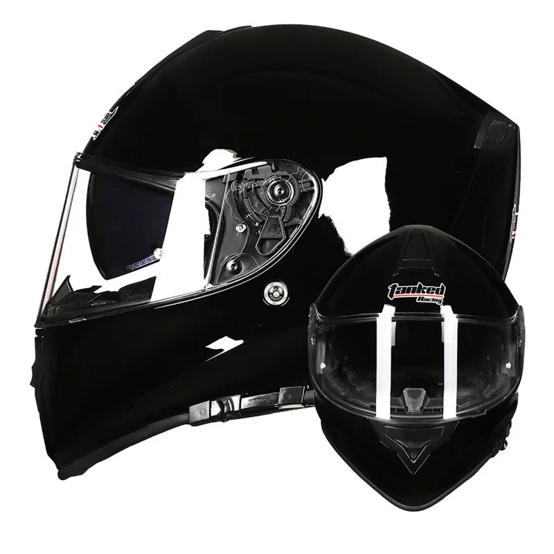 Vcoros T127 полный шлем moto rcycle Винтажный Мужской Женский шлем с двойными линзами Casco moto casco мотоциклетный