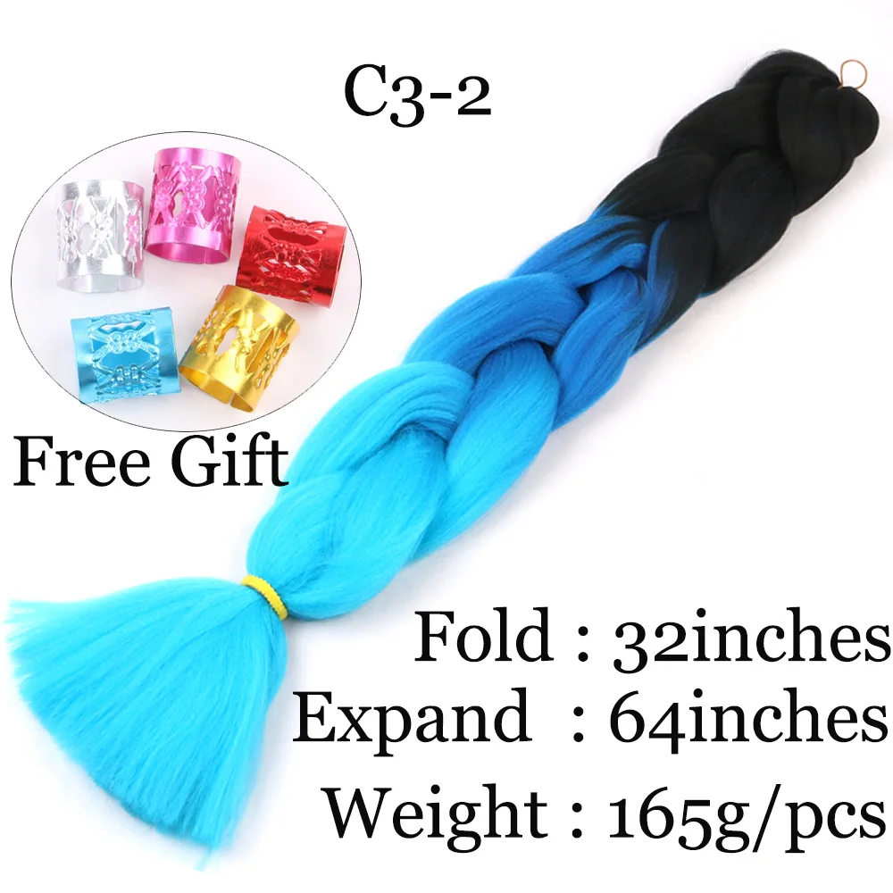 Плетеные крючком волосы длинные Джамбо косы Омбре цвет синтетические Розовые