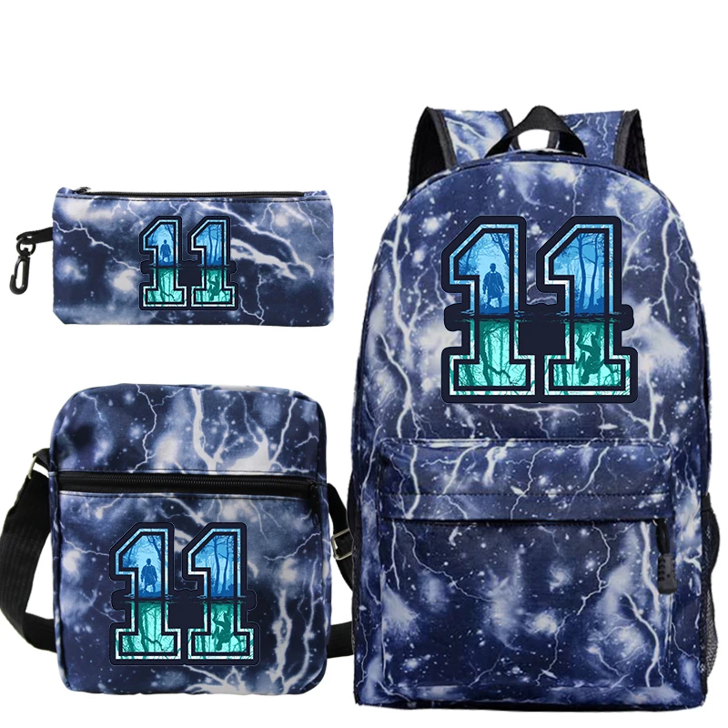 Sac A Dos 3 шт./компл. рюкзак Eleven Mochila Stranger Things Рюкзак В Стиле Хип хоп школьные сумки на
