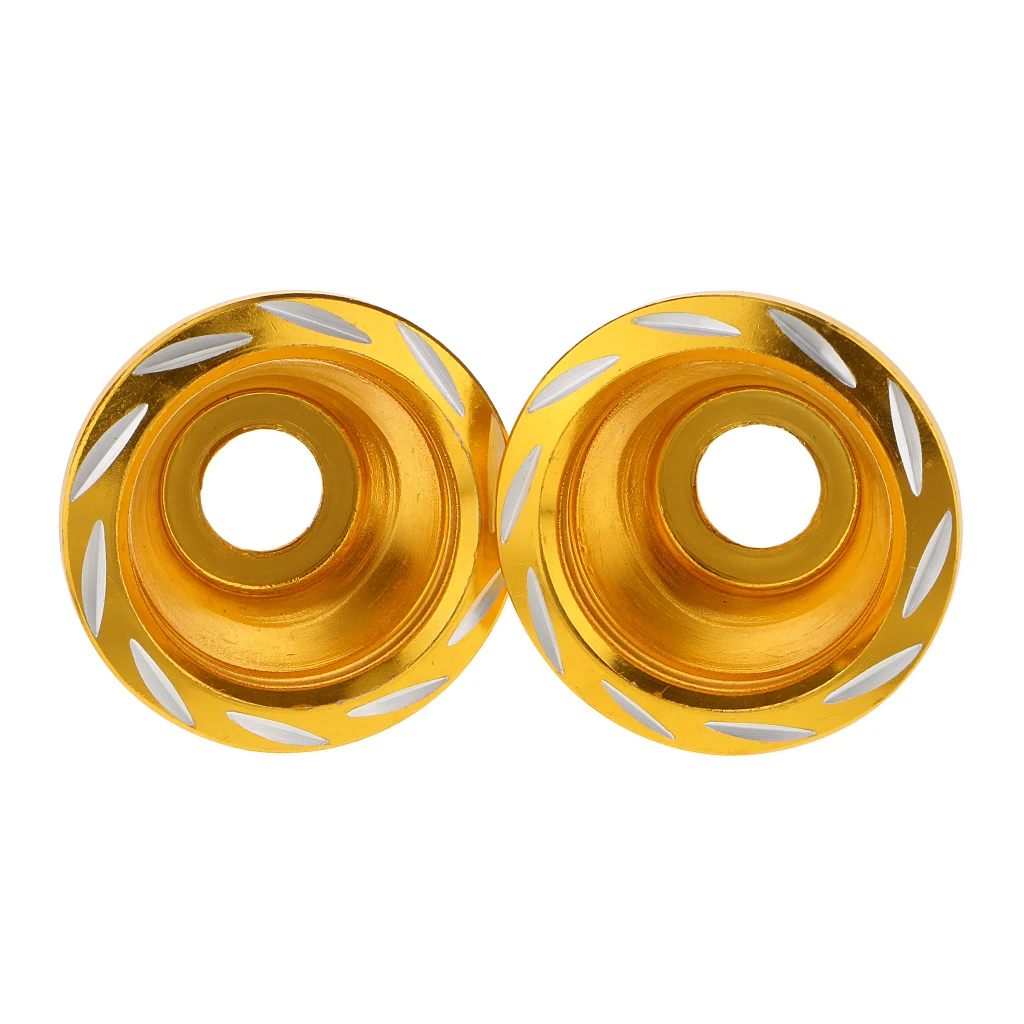 

2Pcs Motorcycle Fork Cup Front Wheel Damping Cup Drop Resistance Cups Gold