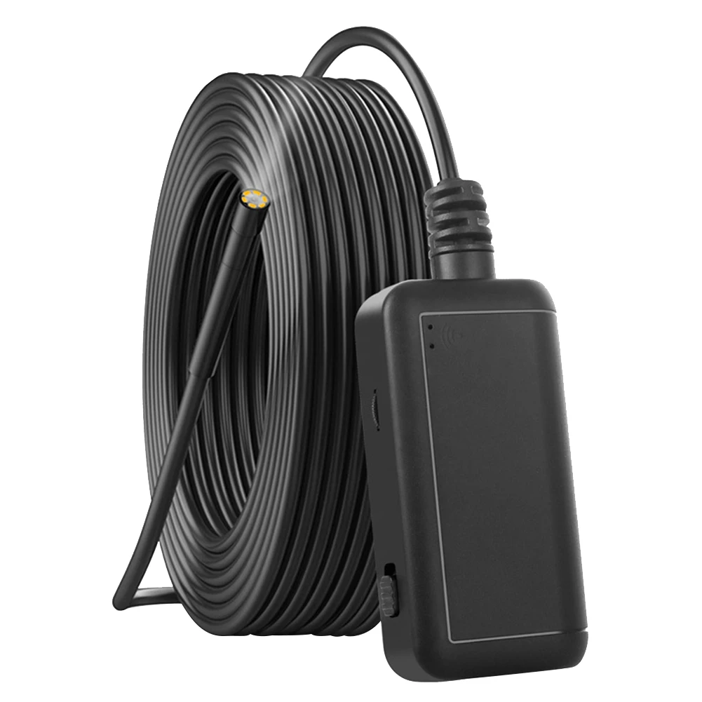 

Long View Range Auto Wireless Borescope Semi Rigid Car Inspection Camera Endoscope HD WIFI Tool Repair Led Phone Control