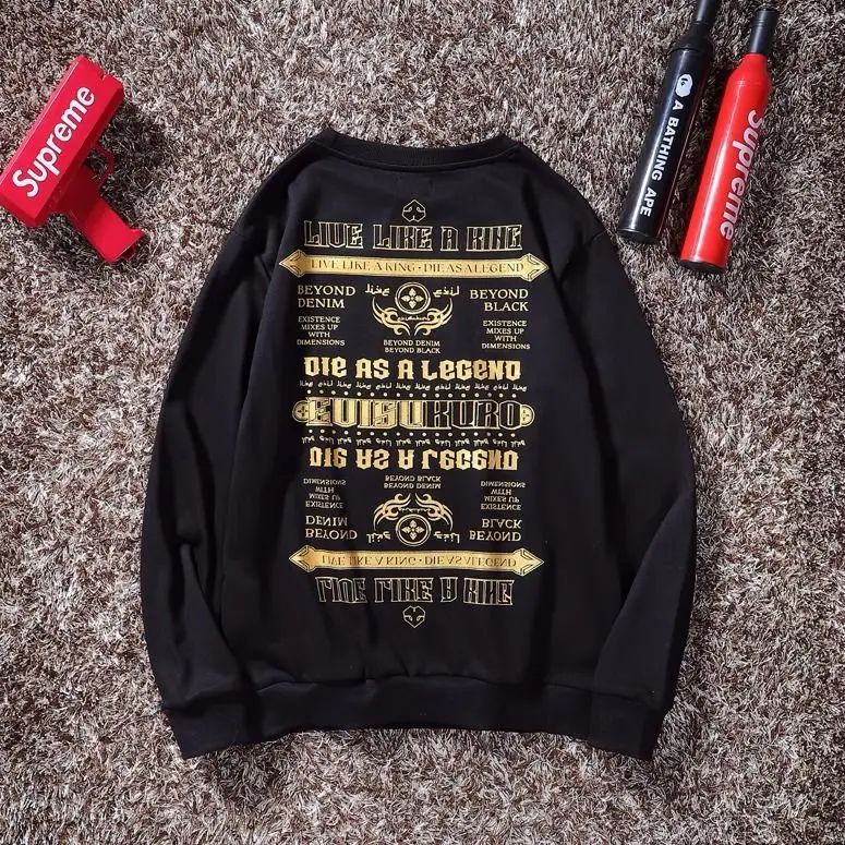 Evisu осенне-зимний мужской свитер с круглым вырезом, теплый дышащий Модный хлопковый свитер с принтом и длинными рукавами для мужчин и женщин, одежда для влюбленных - Цвет: 5011