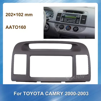 

2DIN Car Stereo DVD Radio Fascia For TOYOTA CAMRY 2000-2003 Audio Player Panel Adapter Frame Dash Mount Installation Kit