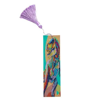 

Diy Diamond Painting Bookmark Retro Pattern Special Book Painting Diamond Handmade Craft Marks Creative Tassel Shaped Gifts F7E8