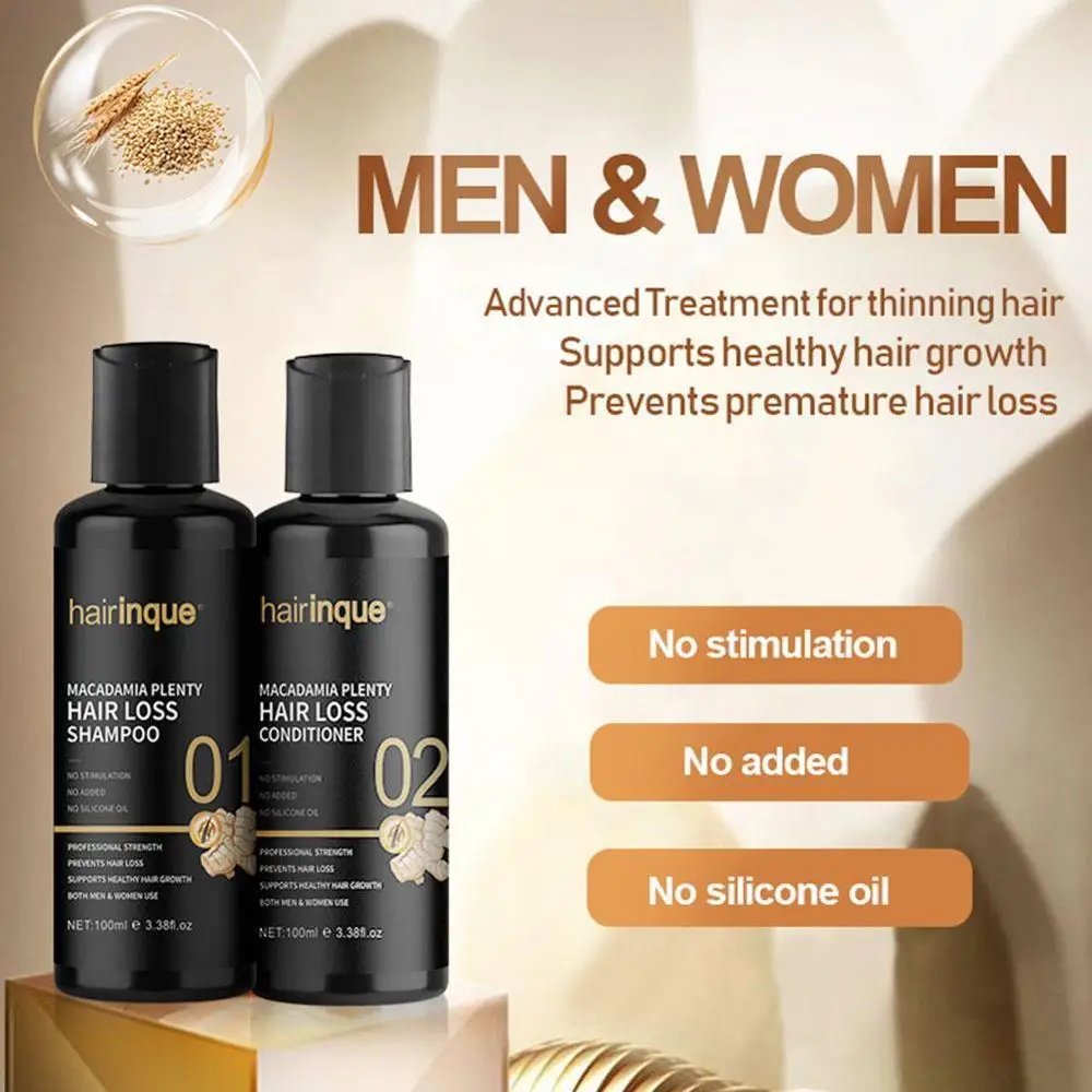 Набор кондиционеров для выпадения волос Macadamia набор восстановления утолщенный