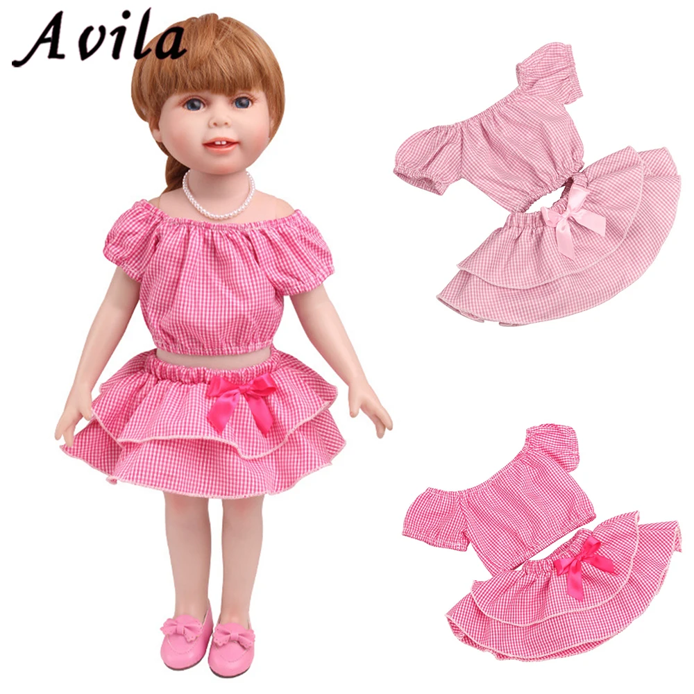 Кукольное платье для новорожденных девочек 18 дюймов жилет джинсовая ткань новая
