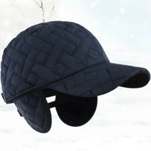 Осенне-зимняя теплая Бейсболка для мужчин, спортивные шапки для папы, утолщенные теплые шапки-ушанки, бейсболка, регулируемая хлопковая кепка s Gorras