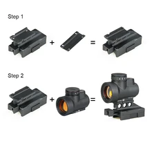 PPT Охотничья винтовка прицел крепление Тактический стояк крепление аксессуар оптика Красный точка крепление для MRO HS24-0225
