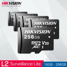 HIKVISION 100% الأصلي مايكرو SD بطاقة Class10 TF بطاقة 16/32/64/128/256GB ماكس 95 برميل/الثانية الذاكرة بطاقة الأمن سلسلة # L2