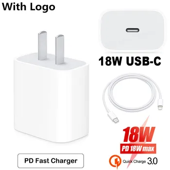 

100Piece/Lot DHL Free Shipping Original Apple USB-C to Lightning Cable 1M Apple Lightning Cable 18W Fast Charger
