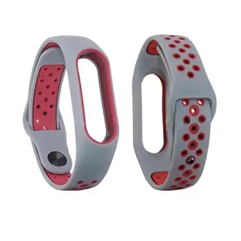 

Double Colors Printing Silicone Wrist Strap for Xiaomi Mi Band 2 Smartband Replacement Bands Strap for Mi band 2 Bracelet
