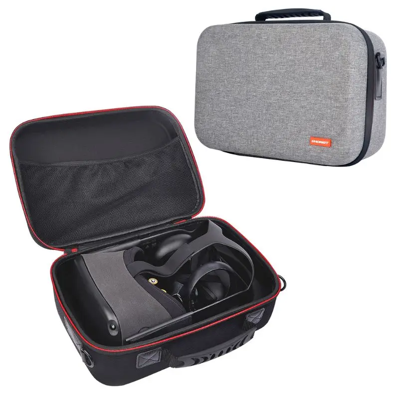 Портативный жесткий EVA Дорожный Чехол для переноски сумка для хранения с ручкой на молнии водонепроницаемая сумка для Oculus Quest VR очки аксессуары