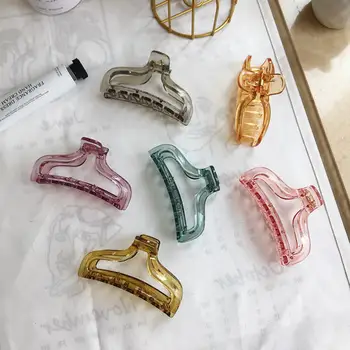 

10CM Fashion Large Simple Geometry acrylic Hair Clips Girls Hairpins Crab Claws Jaw Clamp Hair Jewelry for Women Banana Grips