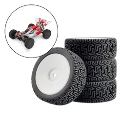 Pneus en caoutchouc RC pour WLtoys 1/14, accessoire de Buggy de voiture, lot de 4, 144001, 1/18, 1/16, 1/10 