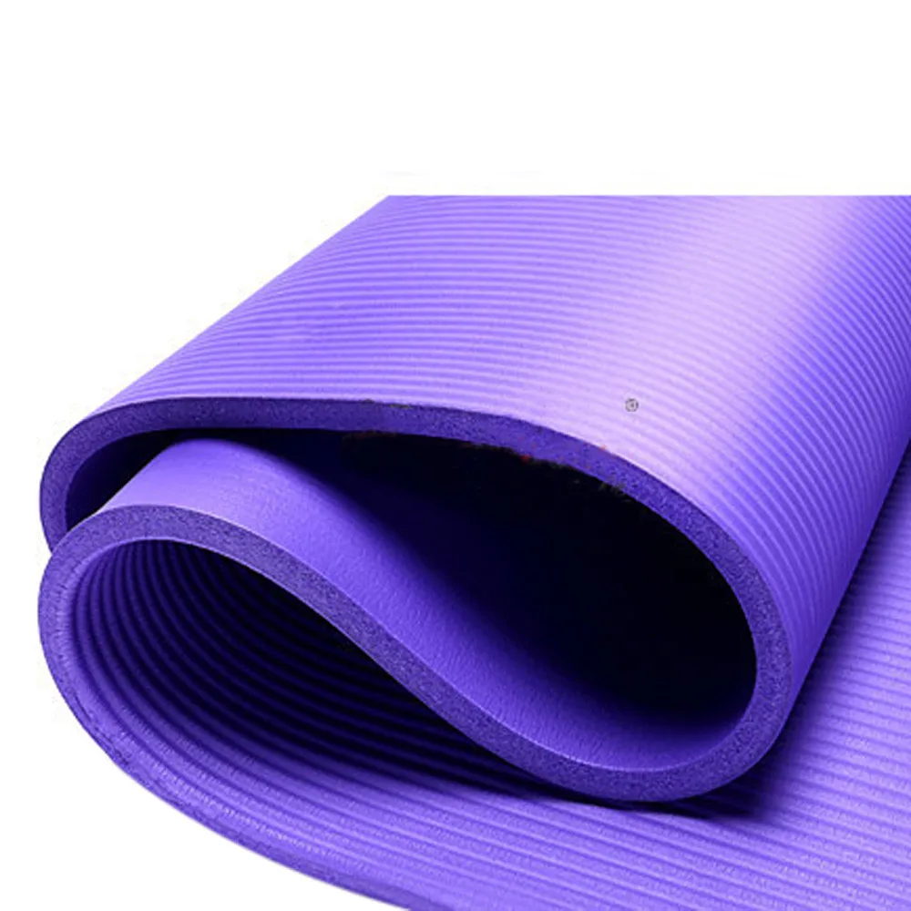 60x25cm NBR Yoga Mat Non-slip 15mm Extra Thick Pad for Beginner Fitness NIGH 