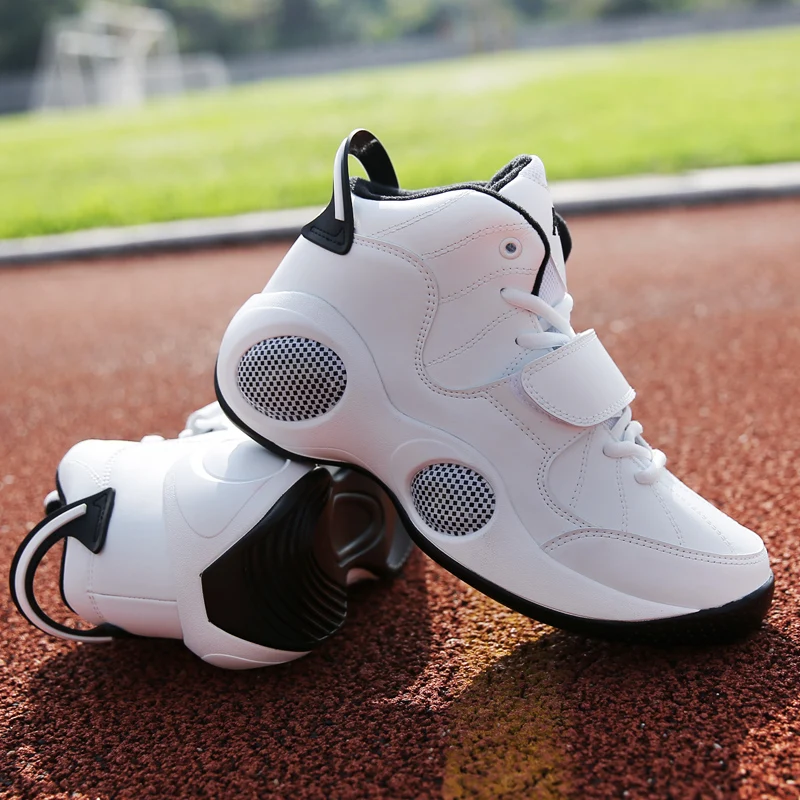 Большие размеры 39-48, Мужская Баскетбольная обувь, высокие Нескользящие амортизирующие кроссовки, повседневная спортивная обувь для мальчиков, спортивная обувь zapatos baloncesto