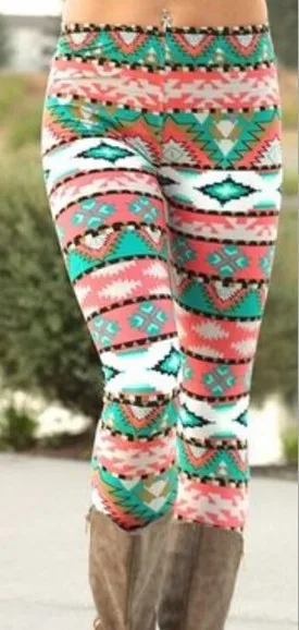 Рождественские штаны Для женщин брюки-леггинсы, облегающие брюки, штаны с эластичной резинкой на Высокая Талия Брюки с рождественским принтом, леггинсы на зиму леггинсы размера плюс - Цвет: Зеленый