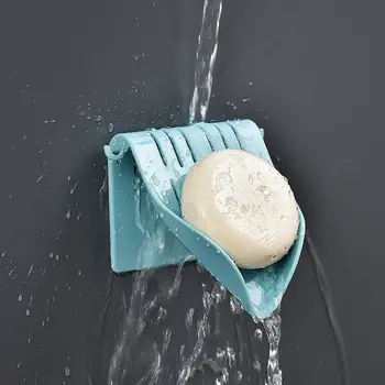 

Suction Cup Home Bathroom Wall Shower Soap Holder Drain Plate Dish Container Non slip soap gadgets soap dish soap tray holder