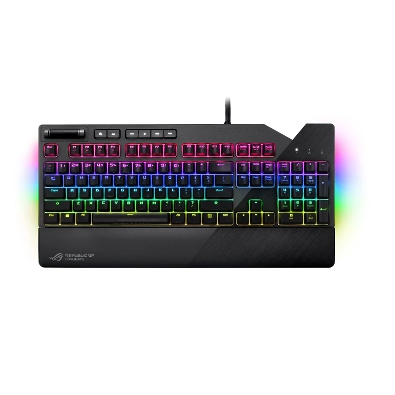 Клавиатура ASUS ROG Strix Flare 90MP00M0 B0RA00 Cherry MX red switches проводная механическая USB RGB