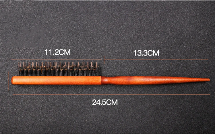 Профессиональные салонные расчески для волос, деревянная тонкая линия, Расческа с щетиной, расческа для наращивания, инструменты для укладки волос, 1 шт