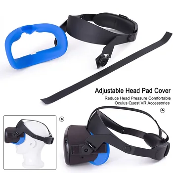 

Head Strap Eleastic Adjustable Headband VR Accessories Portable Protective Gaming Professional Magic Sticker For Oculus Quest