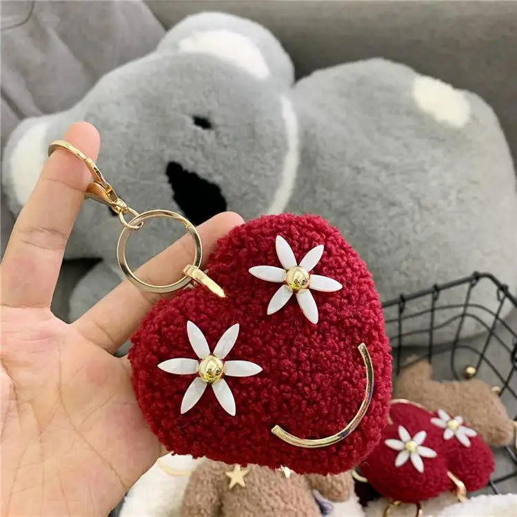 Муравей чучела брелок маленький Твин звезды Kawaii плюшевый брелок sanrio брелок Муми llavero kawaii плюшевый брелок Bt21 Tata - Цвет: Красный