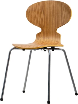 

Ant Chair Nordic Danish Classic Design Master Curved Armless Iron Creative Ameise