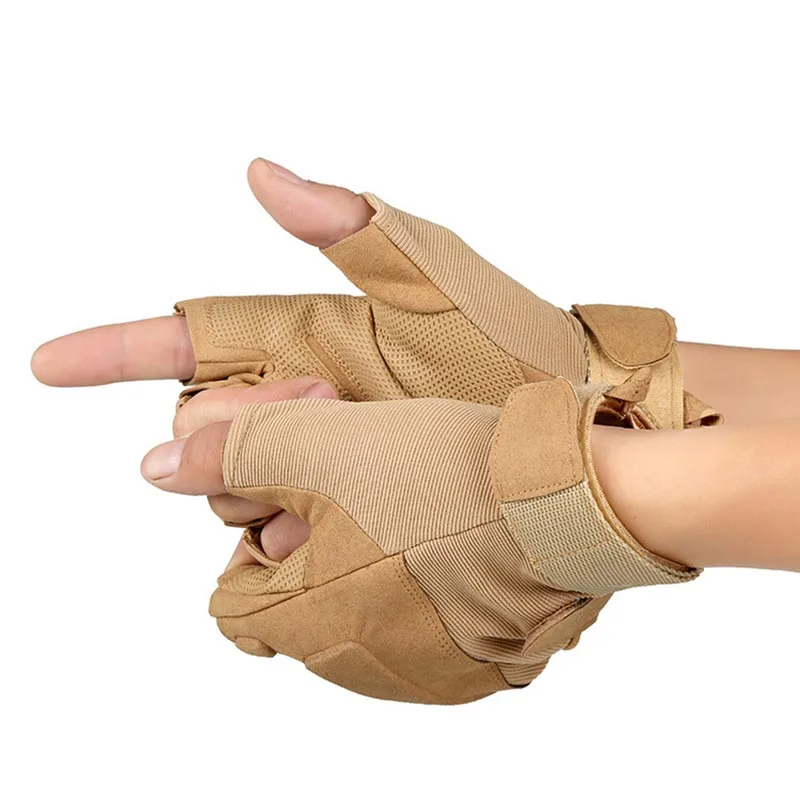 Flesh(half finger) Половина Finger перчатки для езды на велосипеде с впитывания пота дизайн для мужчин и женщин езда на велосипеде Спортивная одежда для видов спорта на открытом воздухе - Цвет: Flesh(half finger)