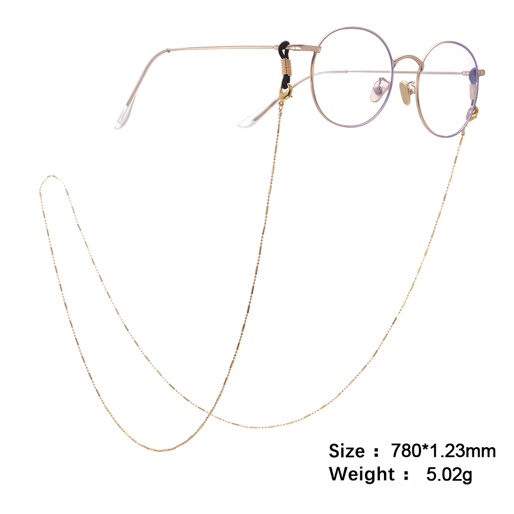 Eueavan 10 шт. женские золотые розовые Золотые Серебряные Солнцезащитные очки для чтения цепочка для очков ремешок для очков шнур шейный ремень веревка
