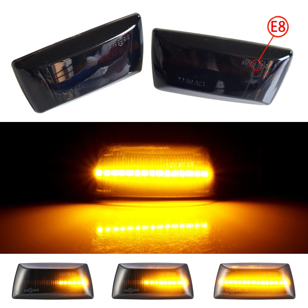 

LED Dynamic Turn Signal Light Side Marker Lamp Repeater Signal Lights For Opel Insignia Astra H Zafira B Corsa D Chevrolet Cruze