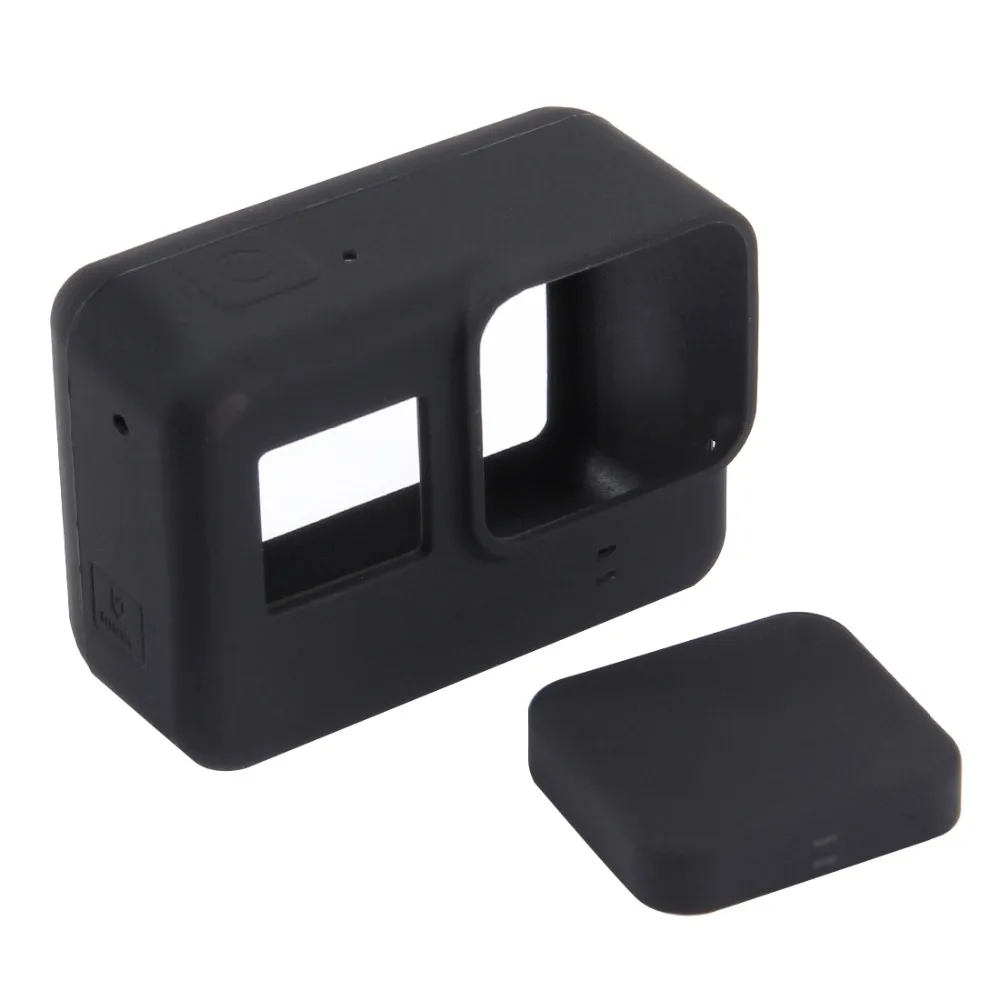 Силиконовый мягкий защитный чехол Корпус для DJI OSMO ACTION Gopro Hero 8 7 6 5 черный серебристый белый Экшн-камера - Цвет: For Gopro 7 6 5