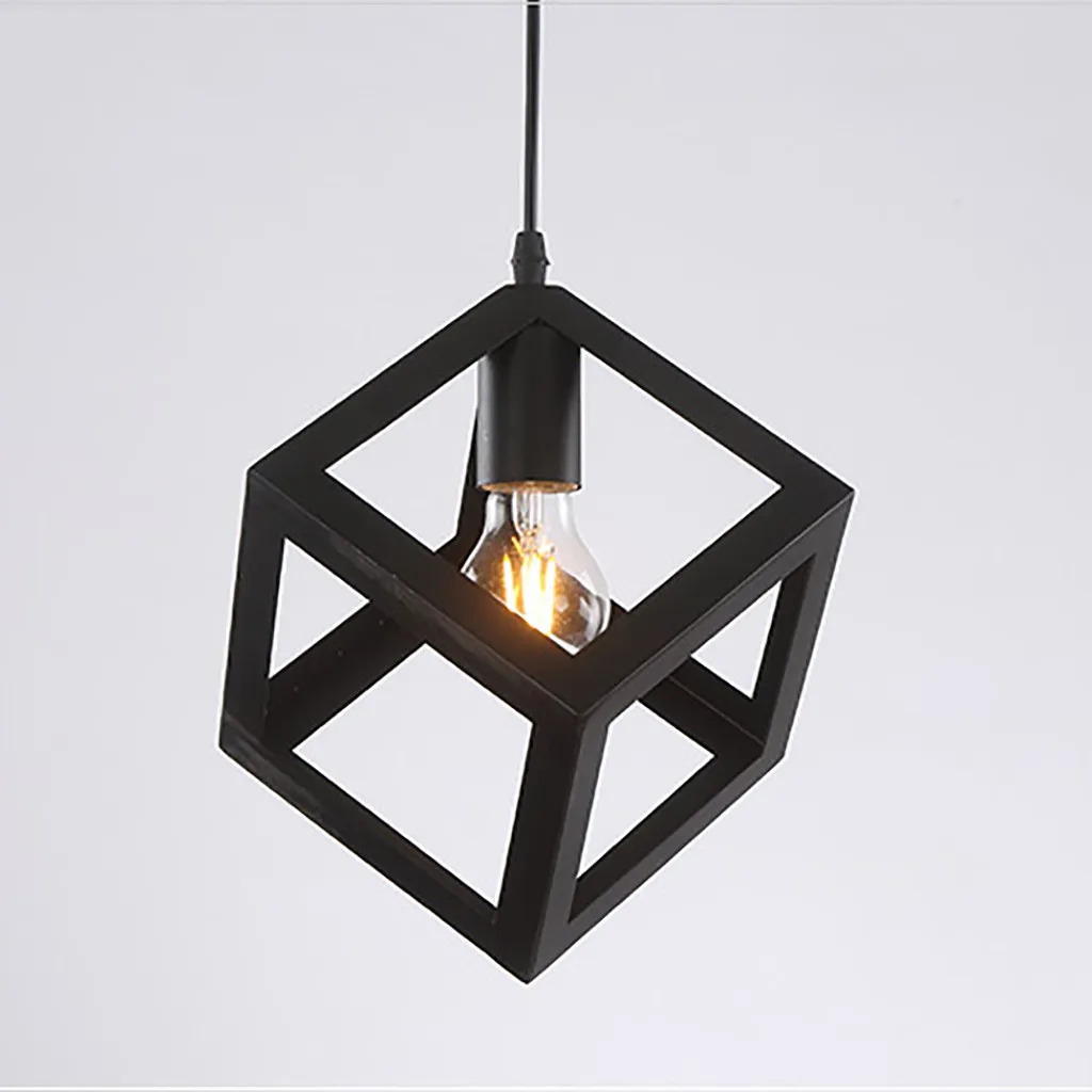 E27 Винтаж Ретро Лофт промышленный стиль Металл искусство ресторан кафе ChandelierLamp E3
