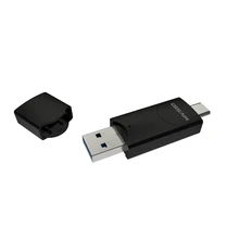 

DISAIN USB3.0+Type C Flash Drive Dual-Interface Black High-Speed Memory Stick 32GB 64GB External Memory For Mobile Phones/PC