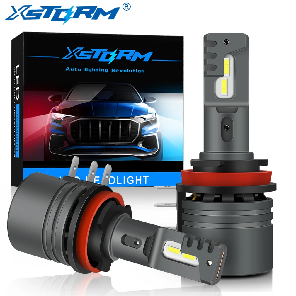 2Pcs H15 LED Canbus Bulb No Error CSP Car Headlight Auto Light Lamp For Ford Ranger Explorer For Mazda 3 6 CX-5 For Audi A3 A6