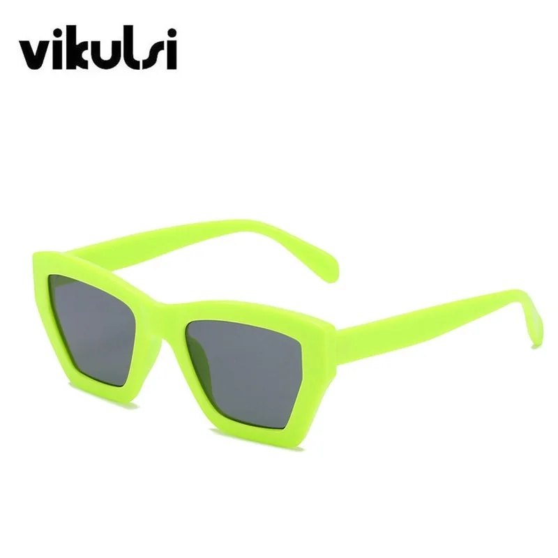 New Trendy Cat Eye Sunglasses Women Sexy Fashion Square Oversized Sun Glasses For Female Jelly Frame Shades Eyewear UV400 | Аксессуары