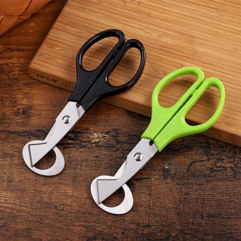 2pcs Stainless Steel Quail Egg Shell Cutters Scissors Pigeon Cracker Opener Cigar Cutter Tool for Home Kitchen Tools |