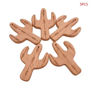 

Baby Beech Cactus Teether Infant Teething Chewing Soother Molar Toys Pendant