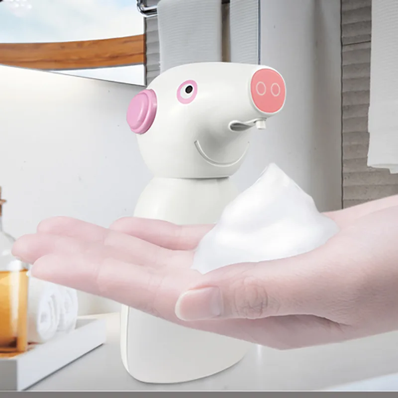 

Cartoon Automatic Hand Soap Dispenser Smart Sensor Sanitizer Dispenser Hand Washer For Bathroom Kitchen Alcohol Disinfection