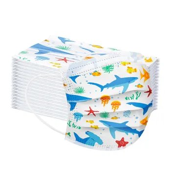 

Face mask Children's mask Disposable Face Mask 3Ply Ear Loop 50PC Breathable Mouth Cover Mask for protection Masks for face